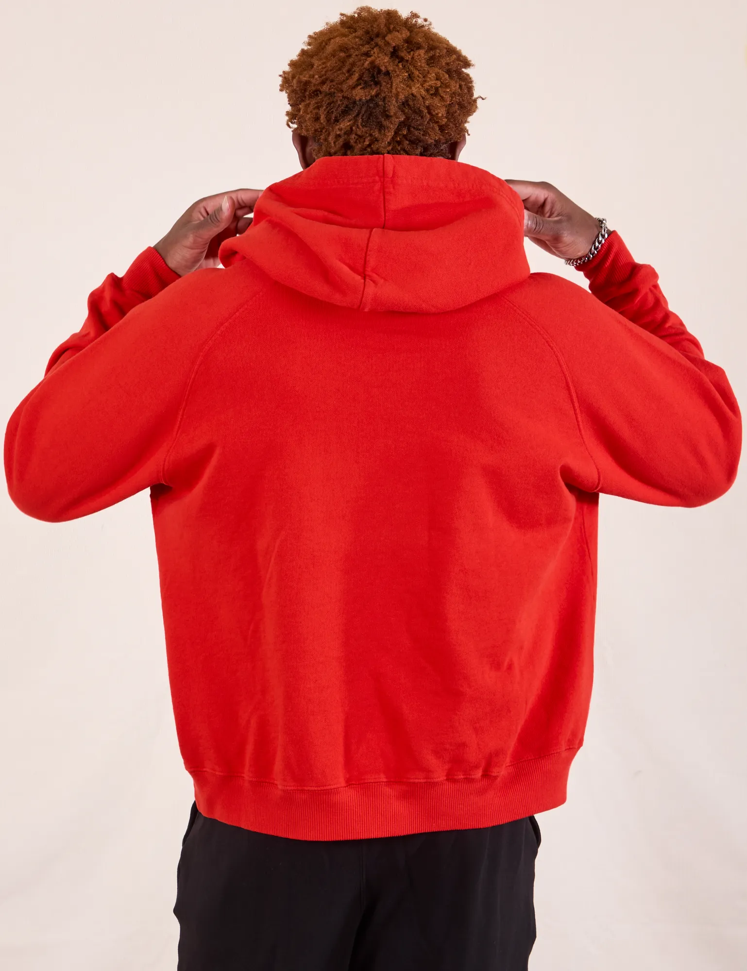 Oversized Hoodie - Mustang Red