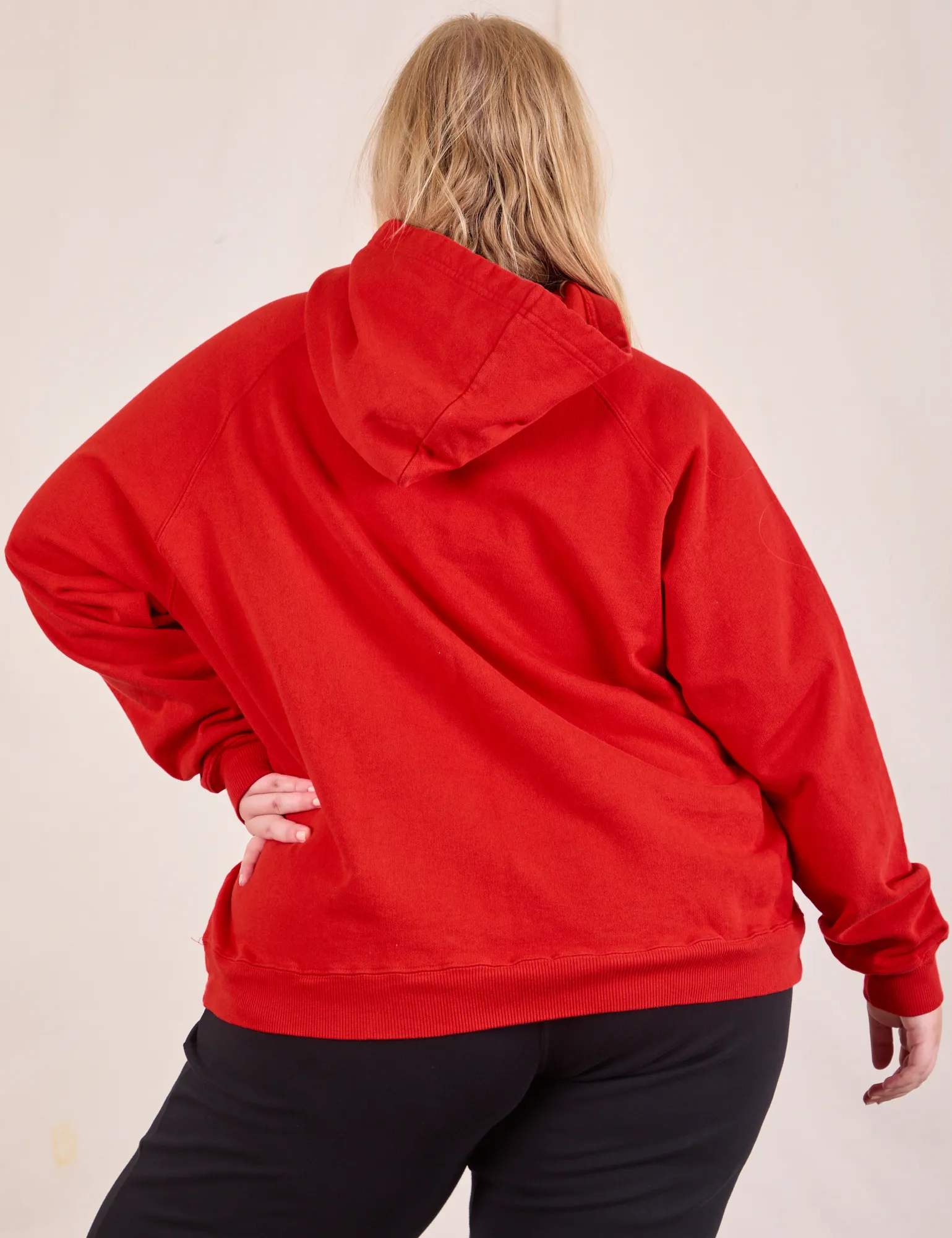 Oversized Hoodie - Mustang Red
