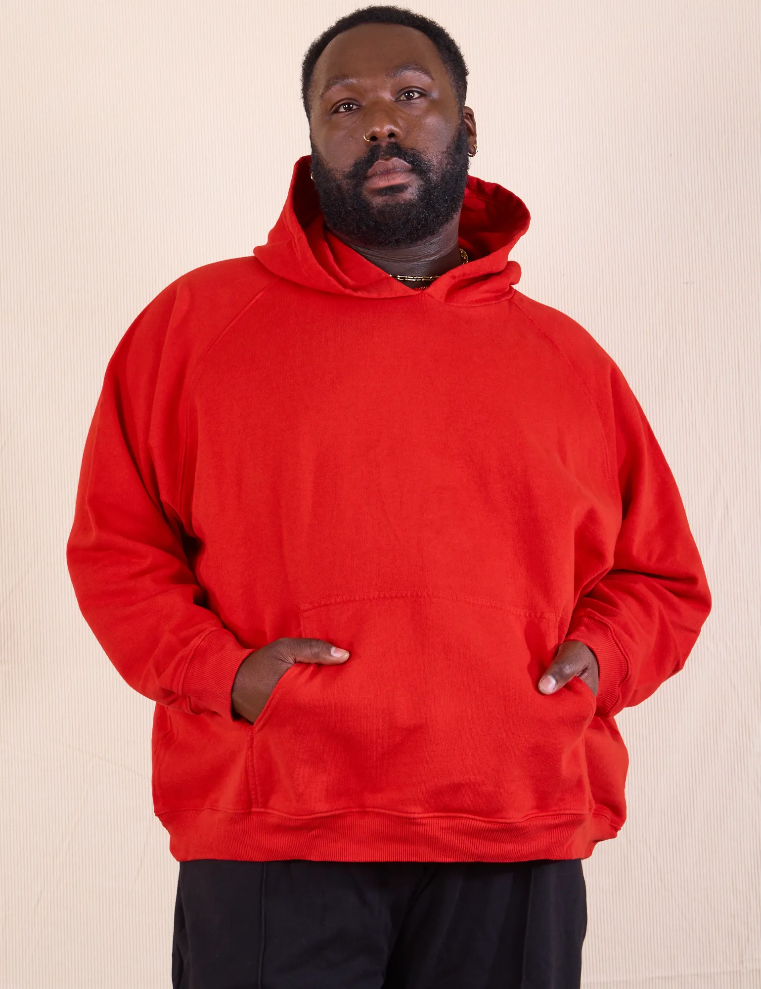 Oversized Hoodie - Mustang Red