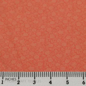 Peach Mini Floral Cotton Print