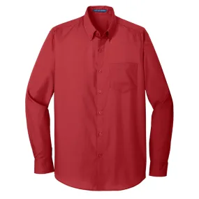 Port Authority Long Sleeve Carefree Poplin Shirt