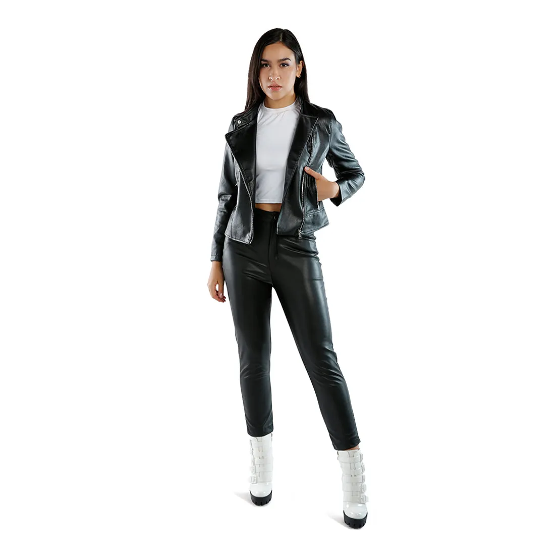 PU Biker Jacket
