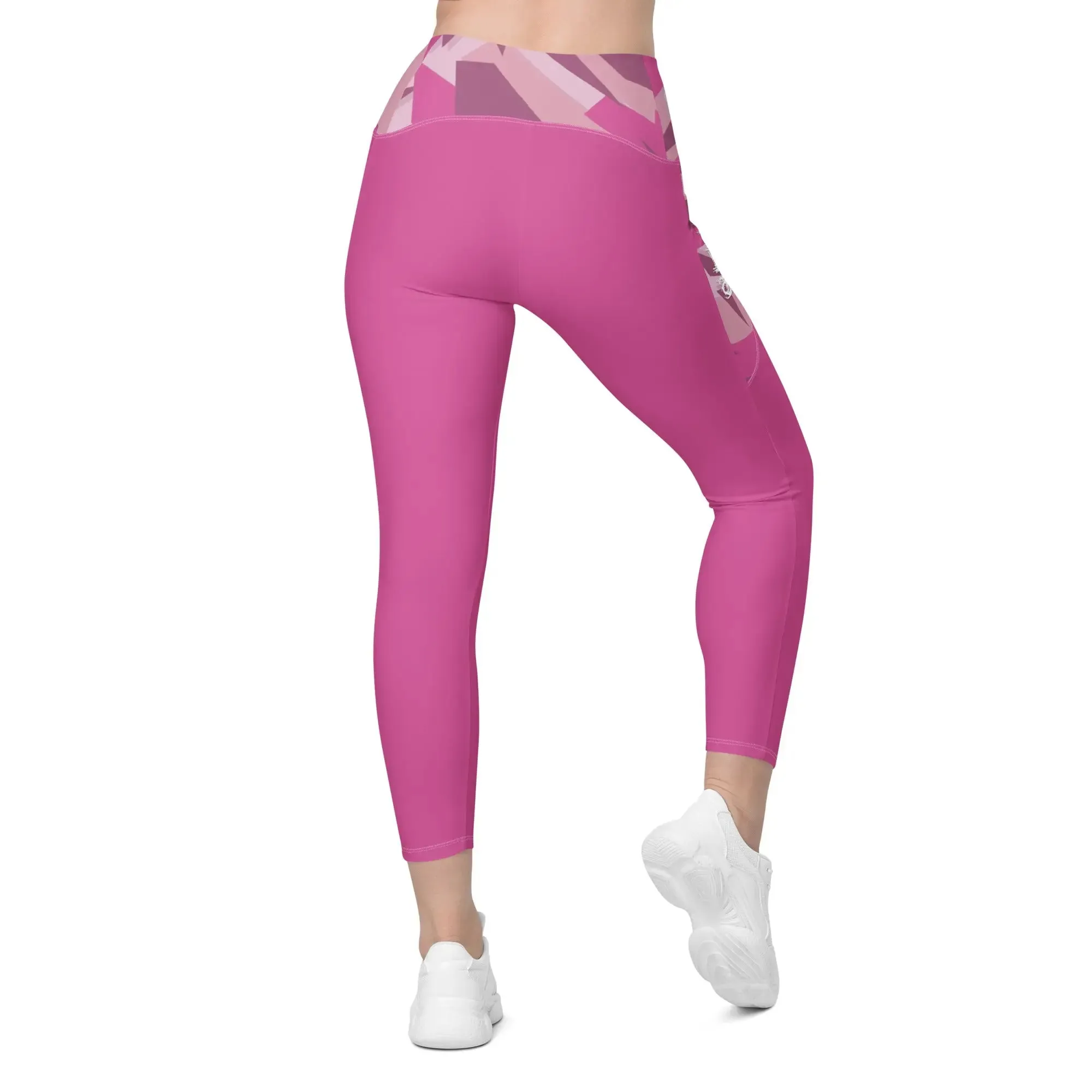 Queen Savage Pink Yoga Tights with Pockets