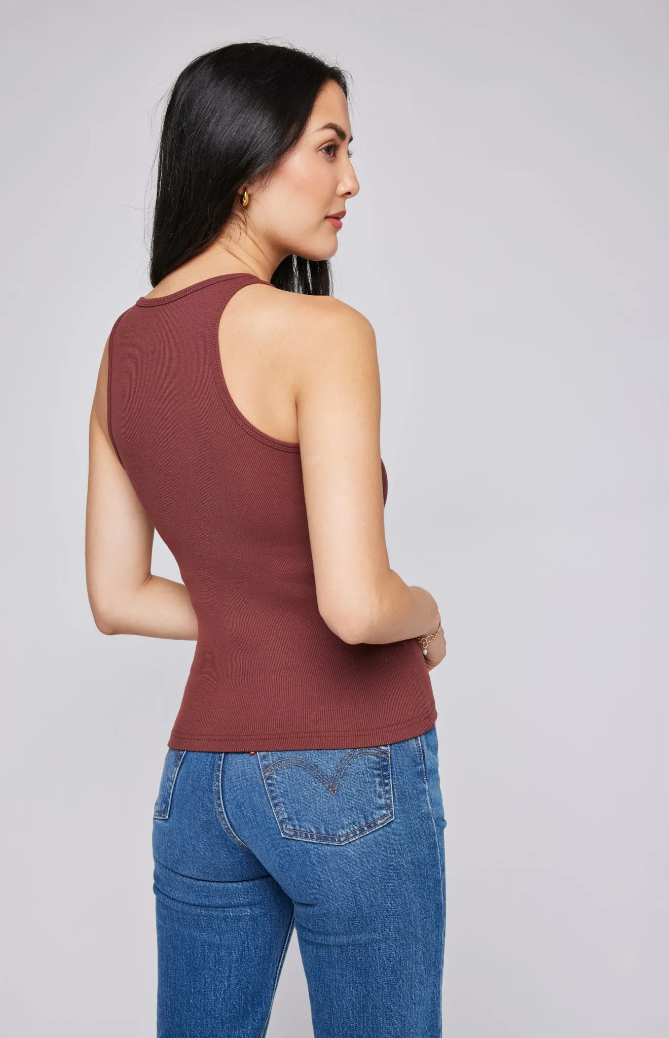 Ronan Ribbed Tank Top
