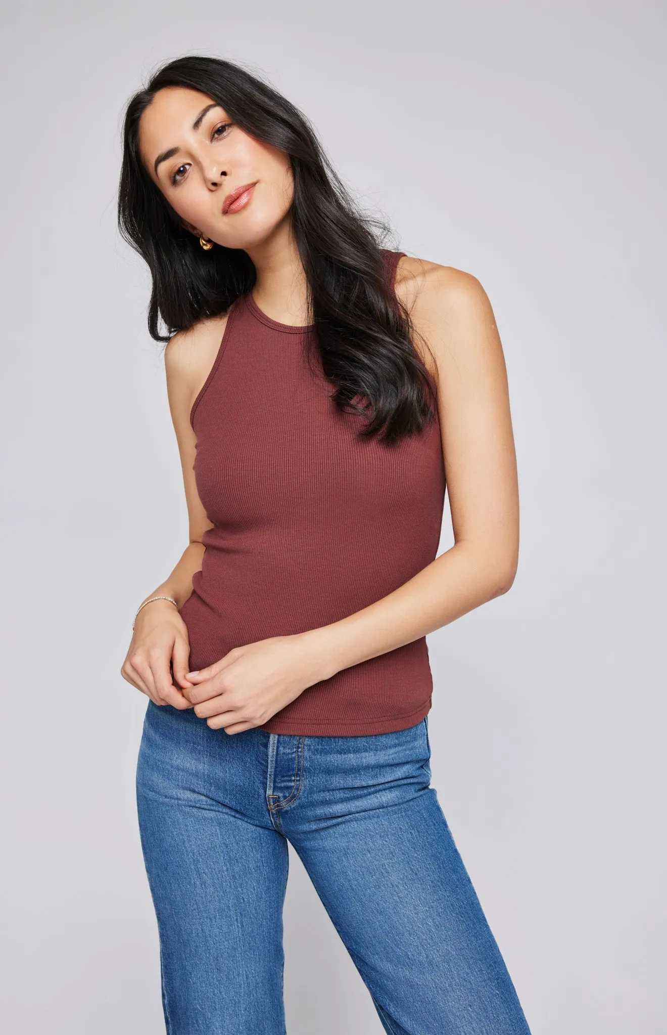 Ronan Ribbed Tank Top