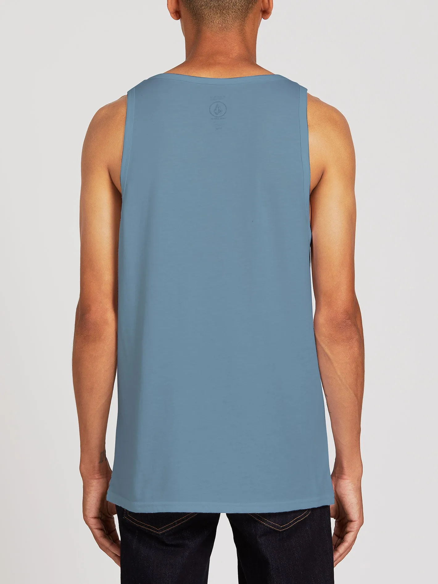 Solid Heather Tank - Stormy Blue