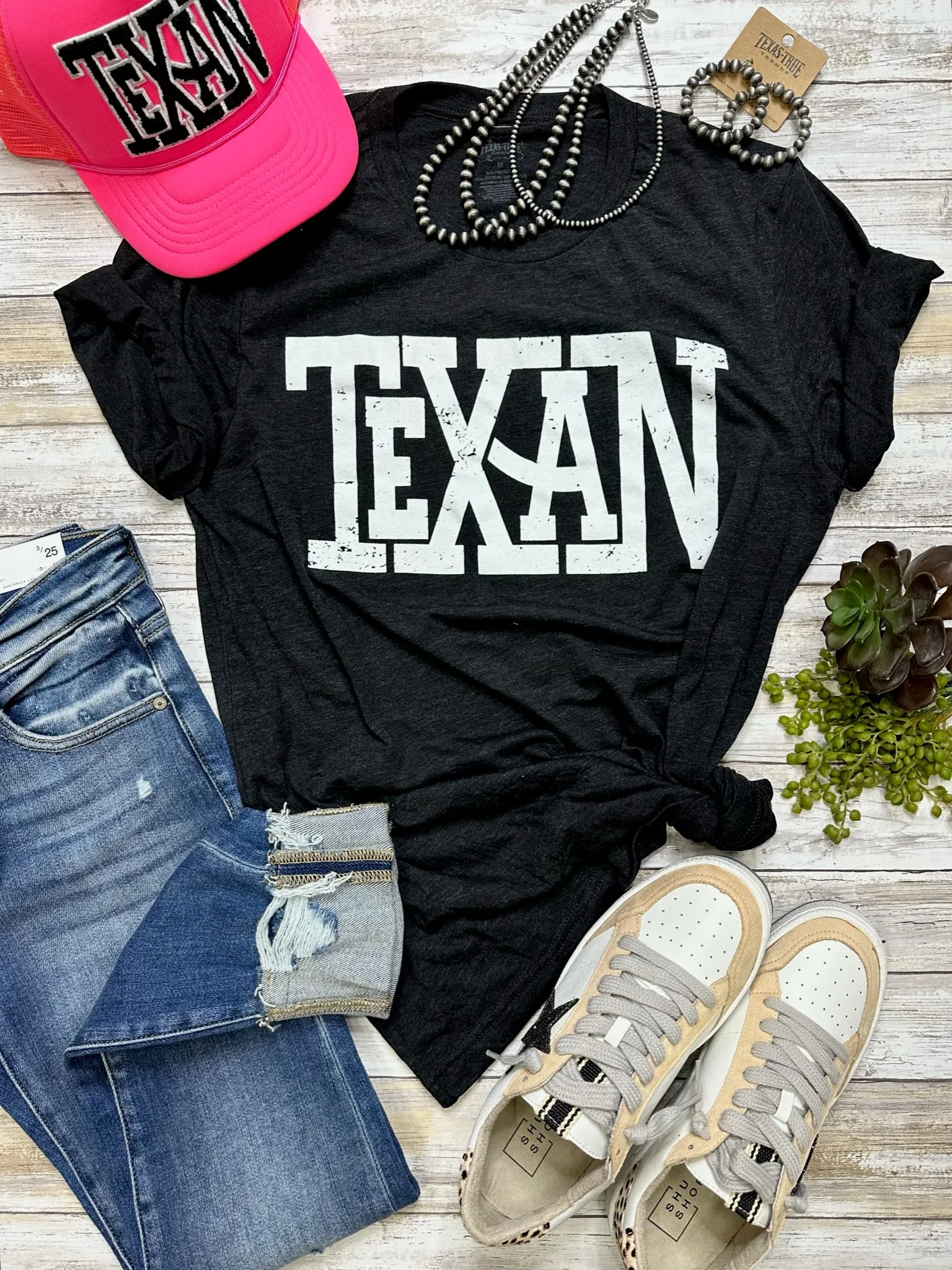 Texan White Ink Tee
