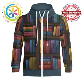 The Readers Full Zip Turtleneck Hoodie Streetwear