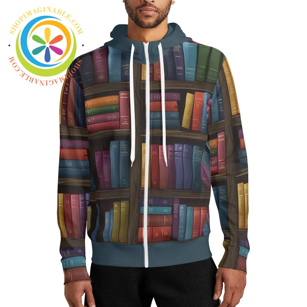 The Readers Full Zip Turtleneck Hoodie Streetwear