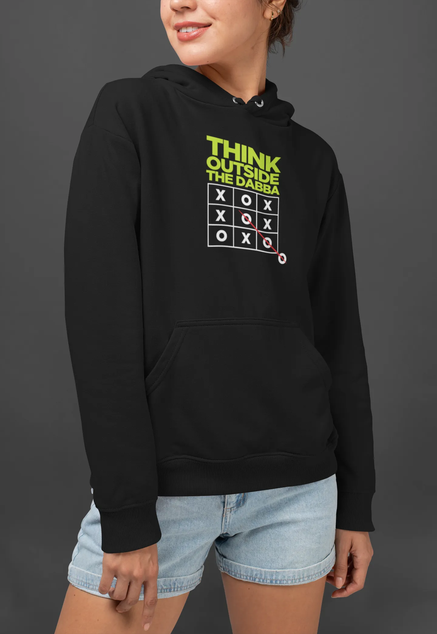 Think Out Of Dabba Unisex Hoodie Black