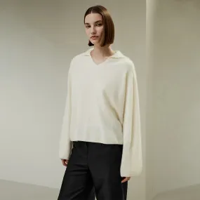 V-Neck Soft Cashmere Sweater