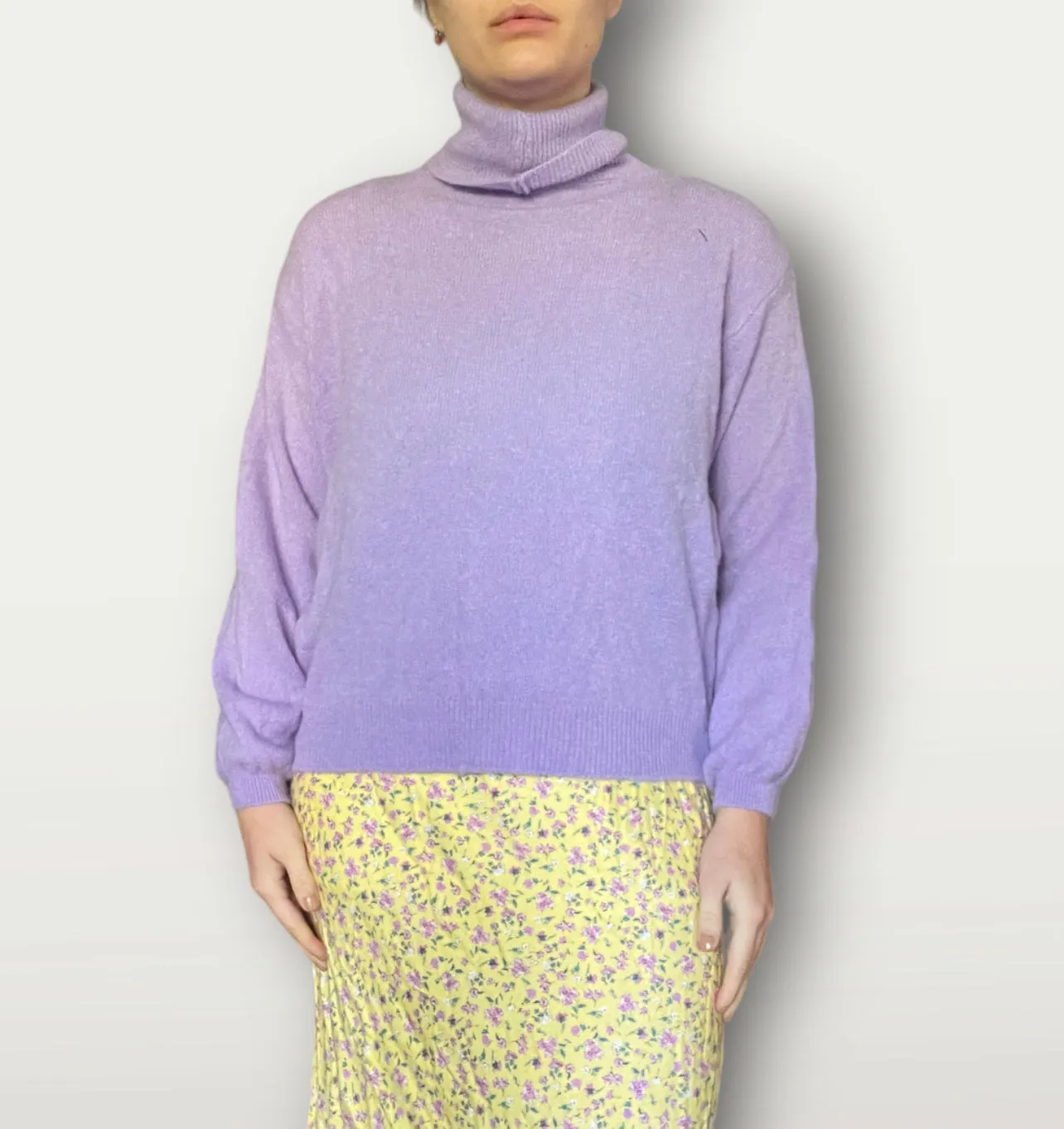 Vintage Soft Purple Knit Sweater (M/L)