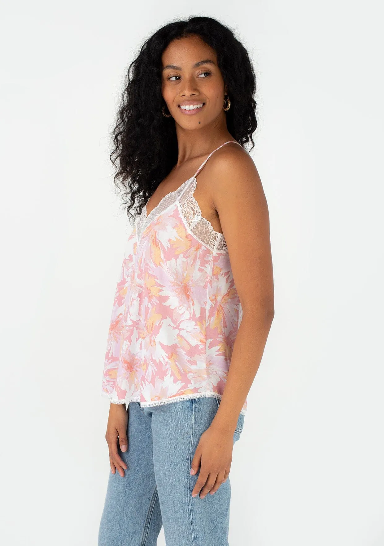 Vittoria Lace Trim Camisole