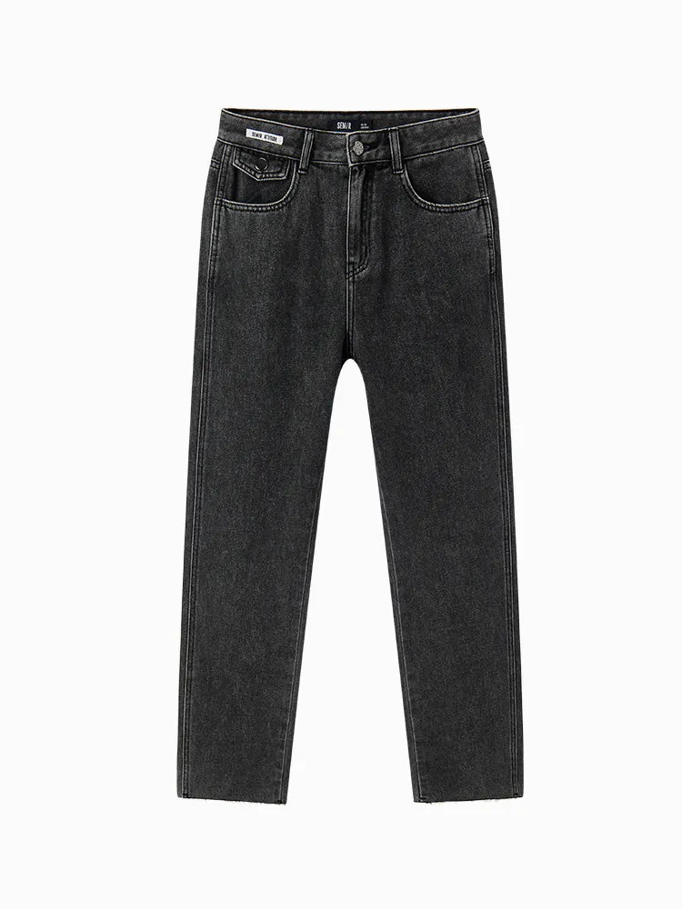 Women's Denim Comfortable Cool Antibacterial Straight Pants