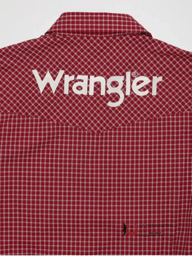 Wrangler Classic Fit Red Plaid - 9468