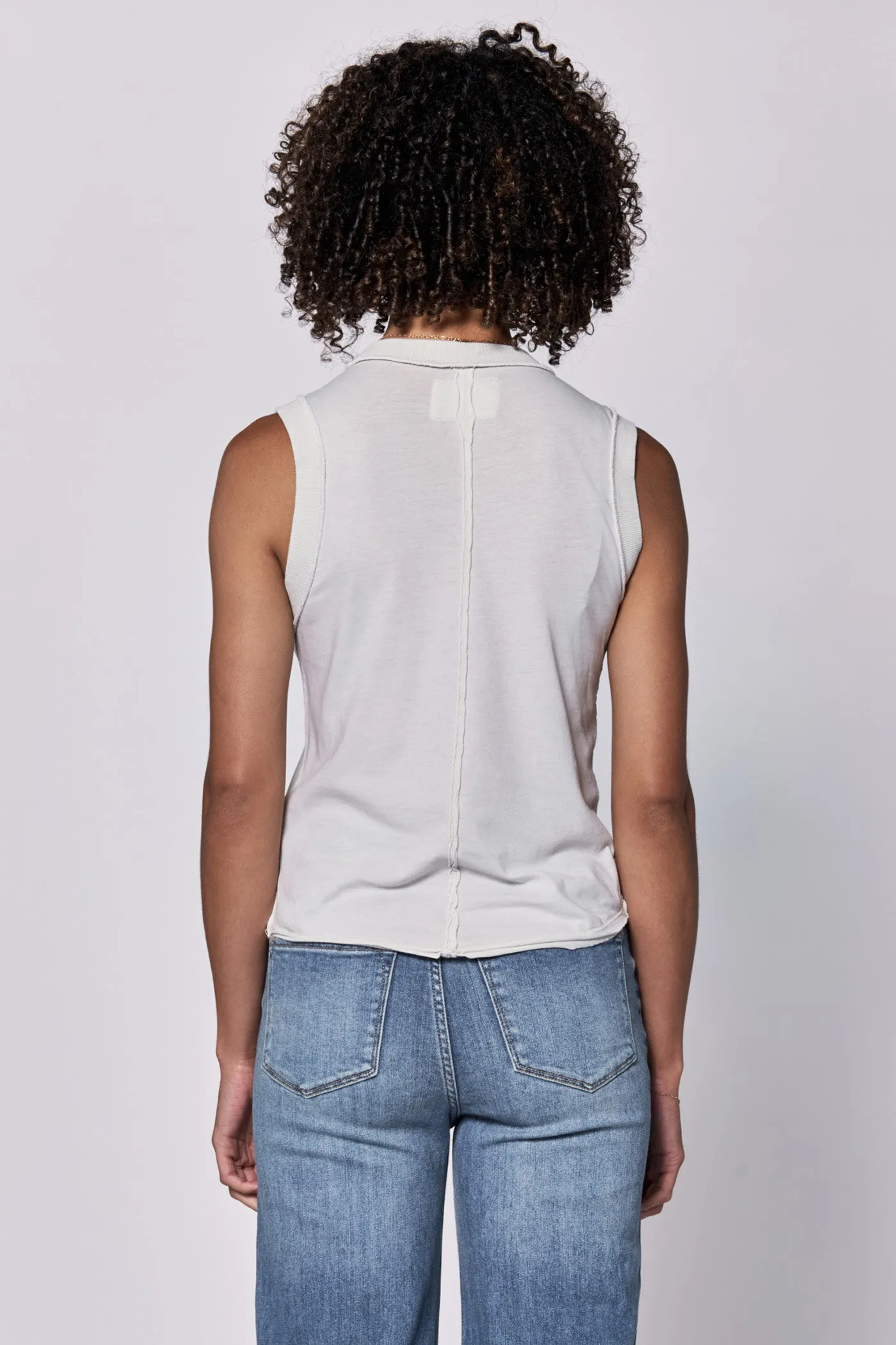 ZO RAW EDGE TANK DAWN BLUE